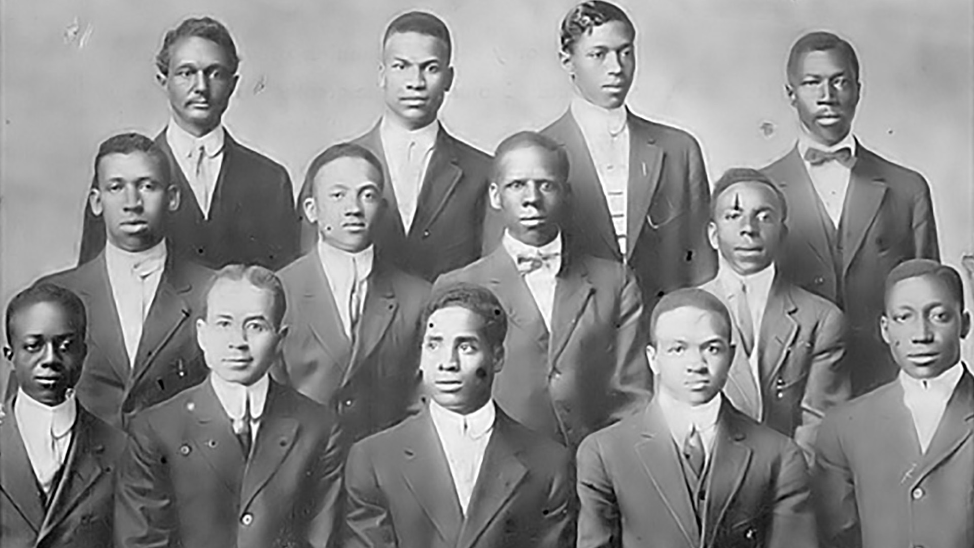 The Alpha Chapter of Kappa Alpha Psi Fraternity, Inc. in 1913.